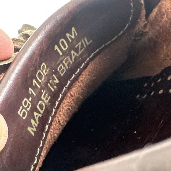 Johnston And Murphy Driving Moccasins Brown Leather Kiltie Fringe Slip On Men 10 main image 7